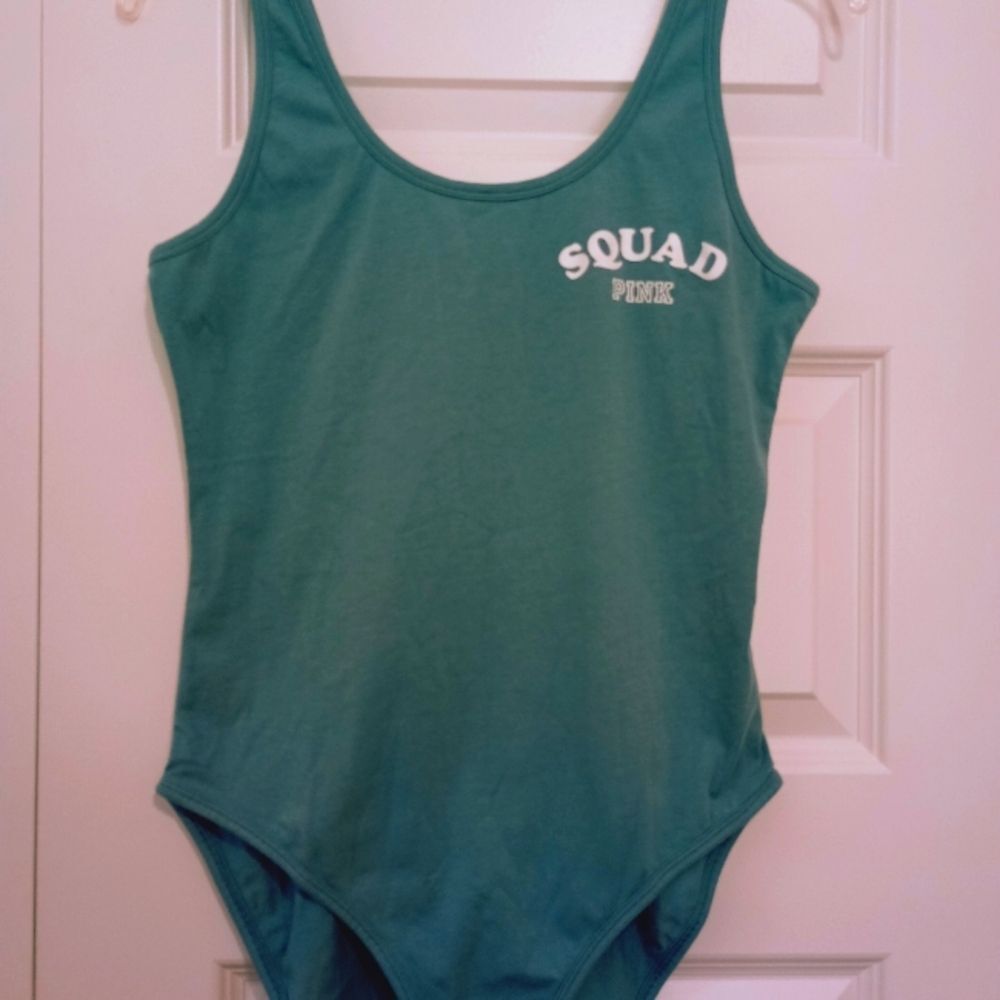 NWT** VS PINK squad bodysuit, size M